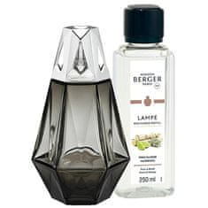 Maison Berger Paris Darilni set črne katalitične svetilke Prisme + polnilo Wilderness 250 ml