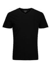 Jack&Jones Moška majica s kratkimi rokavi JJEORGANIC Stan dard Fit 12156102 Black (Velikost XXL)