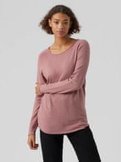 Vero Moda Ženski pulover VMNELLIE Relaxed Fit 10220902 Nostalgia rose (Velikost M)