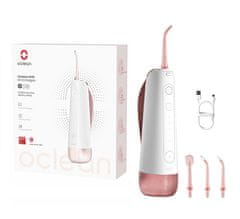 Oclean Ustna prha W10 Pink - 4 šobe