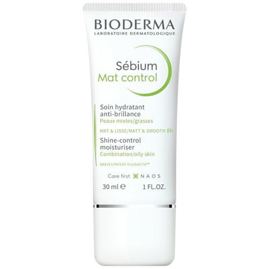 Bioderma Matirajoča vlažilna krema za kožo Sebium Mat Control ( Shine -Control Moisturiser) 30 ml