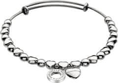 Hot Diamonds Zapestnica Emozioni Silver Heart Bangle DC094