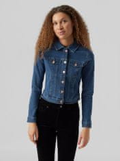 Vero Moda Ženska denim jakna VMLUNA 10279492 Medium Blue Denim (Velikost L)