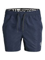 Jack&Jones Moške kopalne kratke hlače JPSTFIJI Regular Fit 12227254 Navy Blaze r (Velikost L)