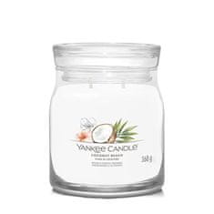 Yankee Candle Aromatična sveča Signature glass medium Coconut Beach 368 g