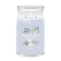 Yankee Candle Aromatična sveča Signature velik kozarec A Calm & Quiet Place 567 g