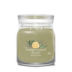 Yankee Candle Aromatična sveča Signature glass medium Sage & Citrus 368 g