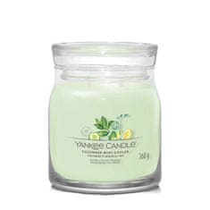 Yankee Candle Aromatična sveča Signature glass medium Cucumber Mint Cooler 368 g