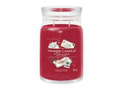 Yankee Candle Aromatična sveča Signature glass velika Pisma Božičku 567 g