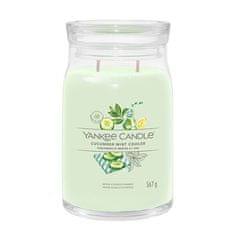 Yankee Candle Aromatična sveča Signature velik kozarec Cucumber Mint Cooler 567 g