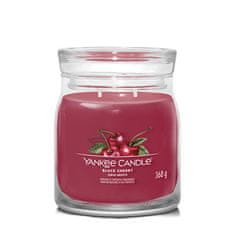 Yankee Candle Aromatična sveča Signature glass medium Black Cherry 368 g