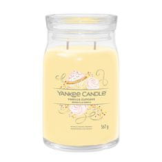 Yankee Candle Aromatična sveča Signature glass velika Vanilla Cupcake 567 g