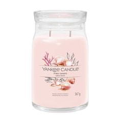 Yankee Candle Aromatična sveča Signature velik kozarec Pink Sands 567 g