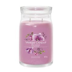 Yankee Candle Aromatična sveča Signature glass velika divja Orchid 567 g