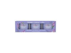 Yankee Candle Komplet votivnih sveč v steklu Lilac Blossoms 3 x 37 g