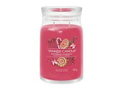 Yankee Candle Aromatična sveča Signature glass velika Peppermint Pinwheels 567 g