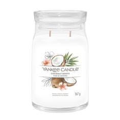 Yankee Candle Aromatična sveča Signature kozarec velika Coconut Beach 567 g