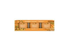 Yankee Candle Set votivnih sveč Farm Fresh Peach Glass 3 x 37 g