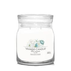 Yankee Candle Aromatična sveča Signature glass medium Baby Powder 368 g