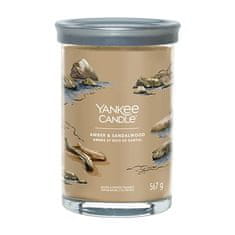 Yankee Candle Aromatična sveča Signature tumbler velika Amber & Sandalwood 567 g