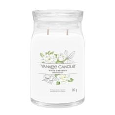 Yankee Candle Aromatična sveča Signature velik kozarec White Gardenia 567 g