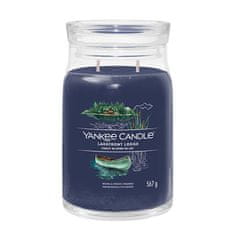 Yankee Candle Aromatična sveča Signature glass velika Lakefront Lodge 567 g