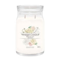 Yankee Candle Aromatična sveča Signature velik kozarec Wedding Day 567 g