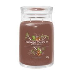 Yankee Candle Aromatična sveča Signature velik kozarec Praline & Breza 567 g