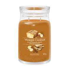 Yankee Candle Aromatična sveča Signature velik kozarec Spiced Banana Bread 567 g