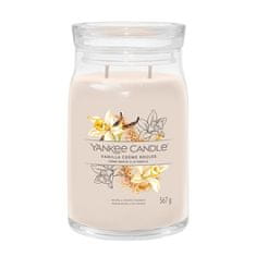 Yankee Candle Aromatična sveča Signature velik kozarec Vanilla Creme Brulée 567 g