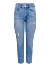 ONLY Ženske kavbojke ONLEMILY Straight Fit 15249500 Light Blue Denim (Velikost 25/32)