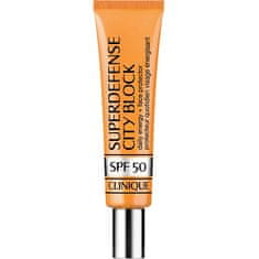 Clinique Obarvani zaščitni fluid za kožo SPF 50 Superdefense City Block (Daily Energy + Face Protector) 40 ml