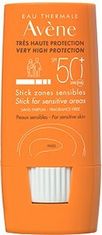 Avéne Zaščitna paličica za občutljive predele SPF 50+ Sun (Stick for Sensitive Areas) 8 g