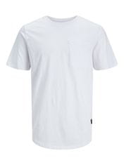 Jack&Jones Moška majica s kratkimi rokavi JJENOA Long Line Fit 12210945 White (Velikost L)