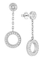 Guess Elegantni viseči uhani Circle Lights JUBE03161JWRHT/U