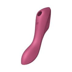 Satisfyer Vibrator za stimulacijo klitorisa Curvy Trinity 3 Red