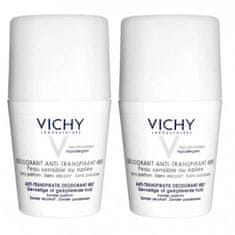 Vichy Kroglični deodorant set za občutljivo in razdraženo kožo 2 x 50 ml