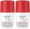 Vichy Komplet krogličnih antiperspirantov proti prekomernemu potenju (Stress Resist 72H) 2 x 50 ml