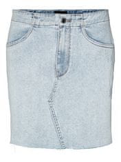 Vero Moda Žensko krilo VMROSIE 10282620 Light Blue Denim (Velikost XS)