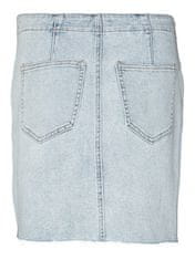 Vero Moda Žensko krilo VMROSIE 10282620 Light Blue Denim (Velikost XS)