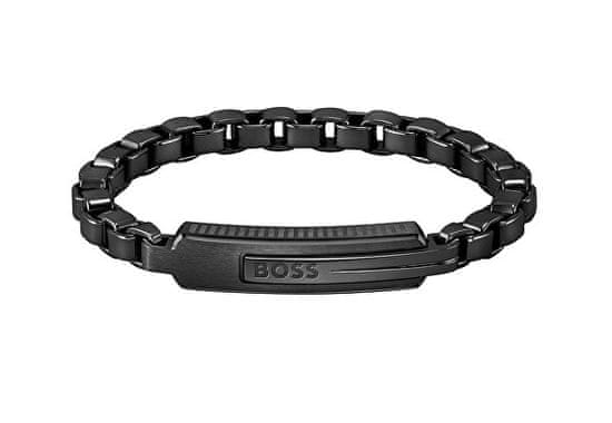 Hugo Boss Decentna črna zapestnica Orlado 1580358M