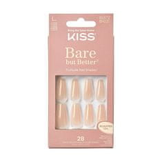 KISS Lepljivi nohti Bare but Better Nails - Nude Drama 28 kos