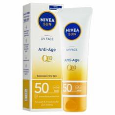 Nivea Sončna krema proti gubam SPF 50 (UV Face Q10 Anti-Age & Anti-Pigments) 50ml