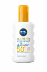 Nivea SPF 50+ Sun Kids ( Sensitiv e Protect & Care Sun Spray) 200 ml