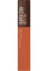 Maybelline Matt dolgotrajni tekoči šminka SuperStay Matte Ink Coffee Edition 5 ml (Odtenek 260 Hazelnut Hypnotizer)