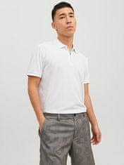 Jack&Jones Moška polo triko Stan dard Fit JJEPAULOS 12236235 Bright White (Velikost S)