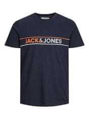 Jack&Jones PAKET - majica in kratke hlače JACJAXON Stan dard Fit 12248978 Navy Blaze r (Velikost S)