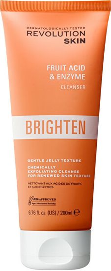 Revolution Skincare Posvetlitveni čistilni piling za kožo Brighten (Fruit Acid and Enzyme Clean ser) 200 ml