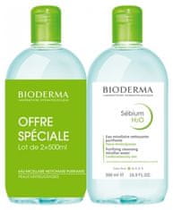 Bioderma Set micelarnih vodic za mastno in mešano kožo Sebium H2O Duo