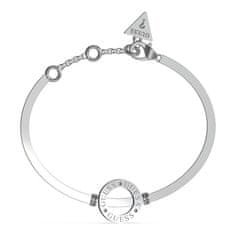 Guess Modna jeklena zapestnica Circle Lights JUBB03172JWRHS (Dimenzije L: 17 - 21 cm)